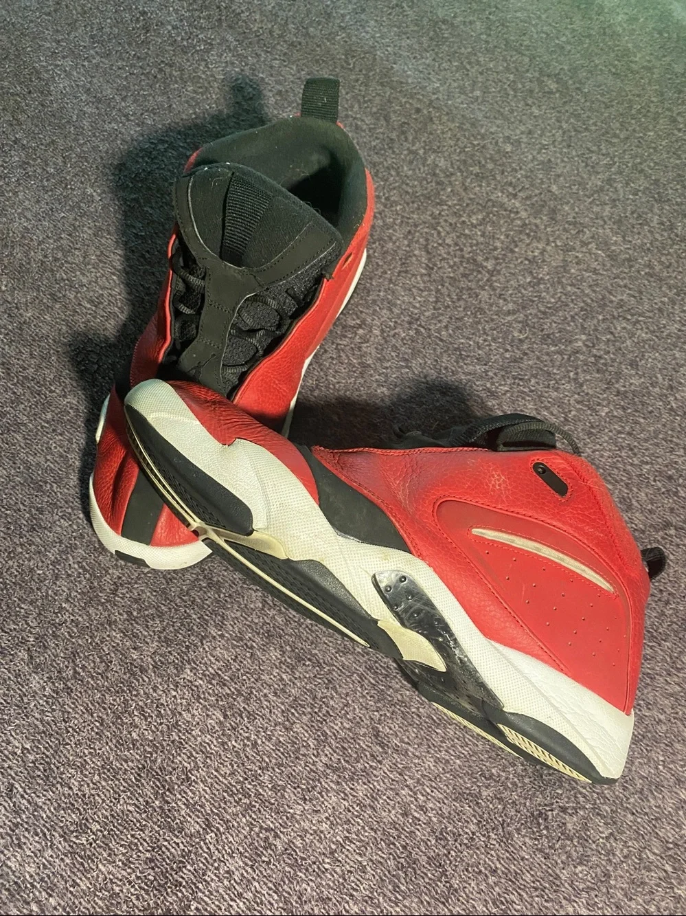 Jordan’s Red and Black Men's High-Top Sneakers/14